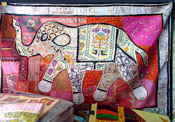 Applique wall hanging