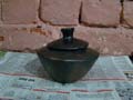 Sugar pot, made of serpentinit stone