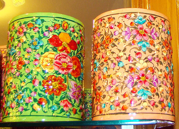 pen holder decorated