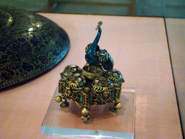 Unique mughal art and crafts, Peacock on the Pandan