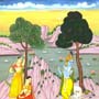 raga-sarang-kangra-school-miniature-painting